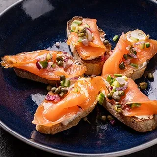 Smoked Salmon Crostini