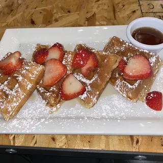 Strawberry & Salted Caramel Waffle