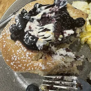 Lemon Ricotta Blueberry Pancakes