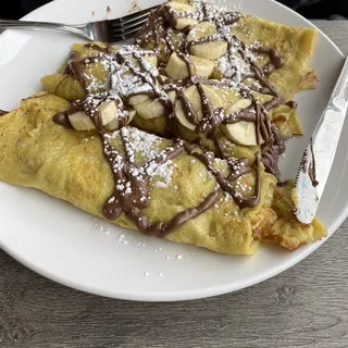 *Nutella Banana Crepes