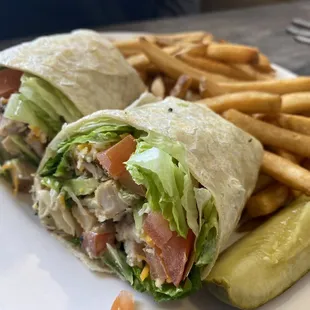 Chicken avocado wrap
