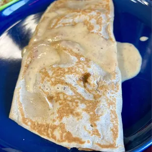 2 Piece Chicken a la Crepe with Potato Pancakes