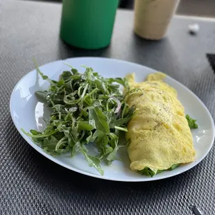 Grilled Broccolini Omelet