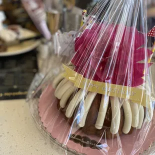 Our table w/ a cute cake