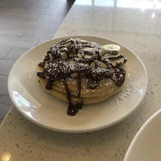 Banana Nutella Pancakes