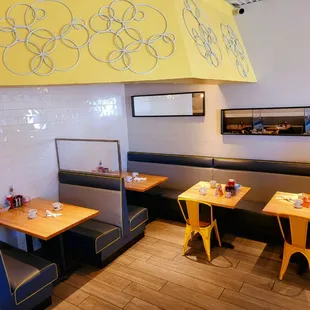 Cozy Corner inside Eggsquisite Cafe.