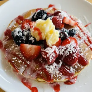 Very Berry pancakes