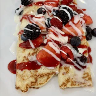 Very berry crepes
