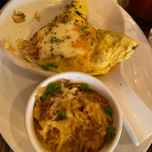 Omelette and Hashbrown Casserole