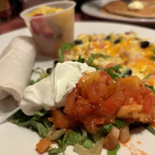 Breakfast Tacos are a huge-ish healthy entree