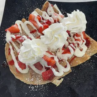 Strawberry Cheesecake Crepes