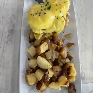 Chicken &amp; Waffle Benedict