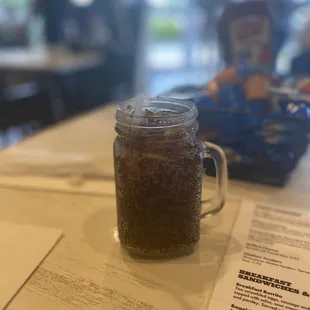 Cute mason jar cup!