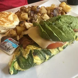 B.L.T Avocado Omelette