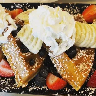 Loaded waffles