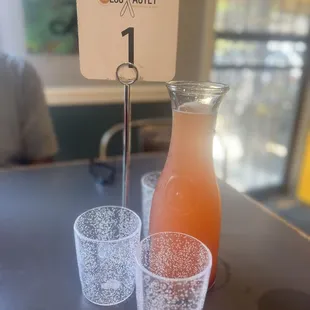 Strawberry Pineapple Mimosa Pitcher