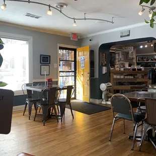 Inside of the restaurant