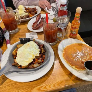 Irish Skillet, Short Stack Pancakes