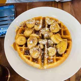 Bananas Foster Waffle