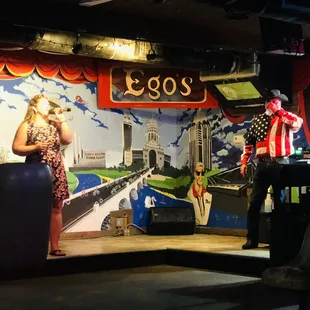 Karaoke stage