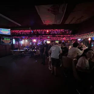 Crowd is crazy for Karaoke!