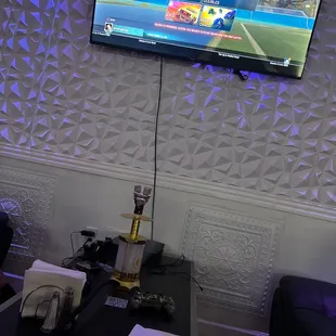 PlayStation with hookah