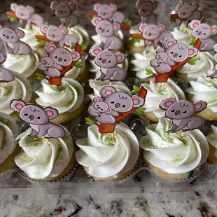 Cutest little cupcakes and yummy too ! This was for my daughter&apos;s daycare. She had a koala themed birthday party