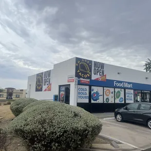 Inside gas station