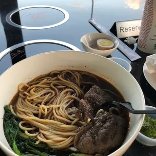 Spicy Beef Broth Noodle Soup