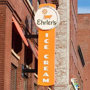 a sign on a building