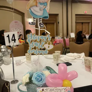 Custom themed centerpieces!