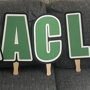 Name sign for graduation!
