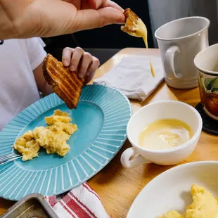 Zabaione with super fresh Eichner eggs! Do not attempt this with other store-bought eggs.