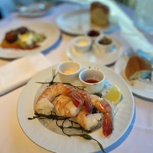 Shrimp Cocktail , French and American Cocktail Sauce