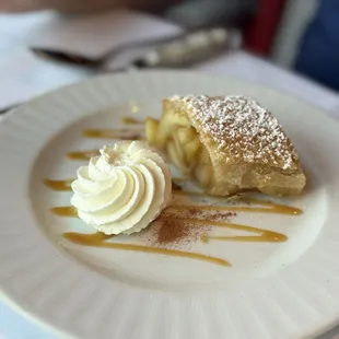 Alsace Apple Strudel, Caramel Sauce