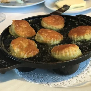 Old World Classic Escargots à la Bourguignonne, Butter Garlic and Parsley, Warm Pretzel Baguette