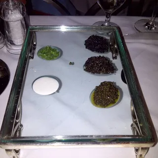 *Trilogy of Imported Osetra Caviar