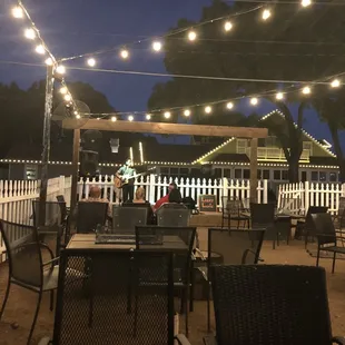 Live music in the back