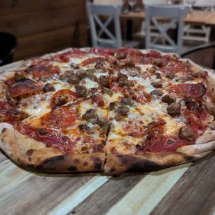 Meaty Pizza