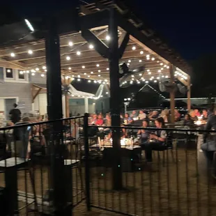 Back patio with fire pits.