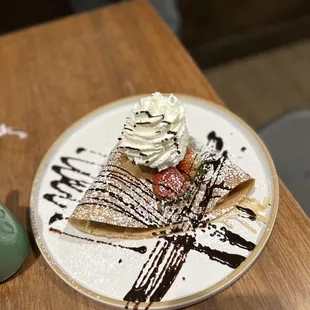 1pm- Nutella and banana crepe