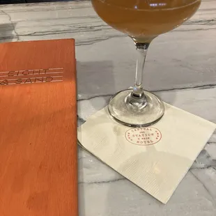 Sidecar cocktail