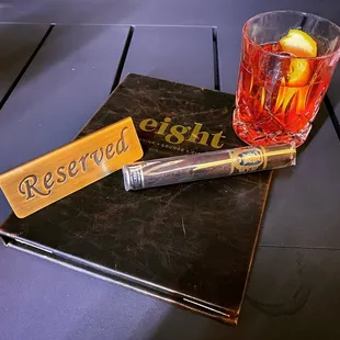 The excellent Barrel Aged Boulevardier with the consensus cigar of the year for 2021, the Undercrown 10.