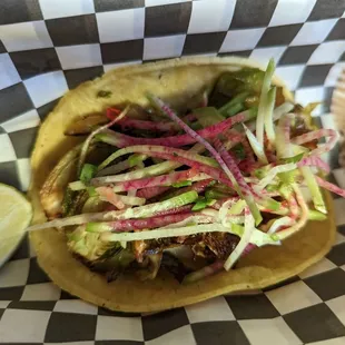 Crispy Brussels Sprout Tacos