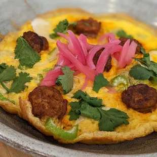 Chorizo frittata