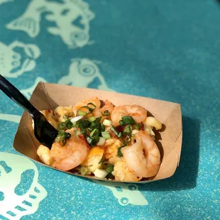 Shrimp with Sweet Chili Sauce Mac n Cheese