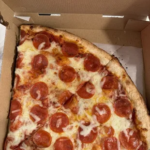 Two Pepperoni Pizza slices