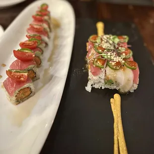 Red Samurai Roll &amp; burlesque roll