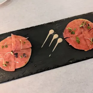 Tuna crisp.