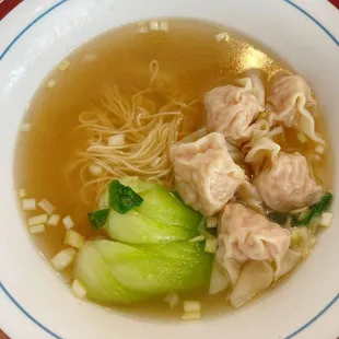 Wonton noodle soup